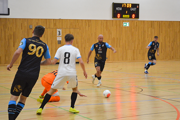 Die Futsal-Löwen zu Gast beim SV Italia. Foto: TSV 1860